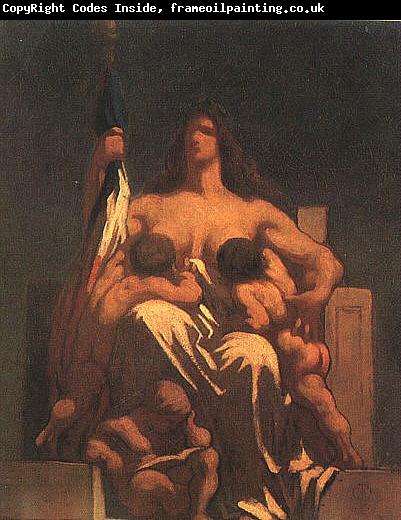 Honore  Daumier The Republic